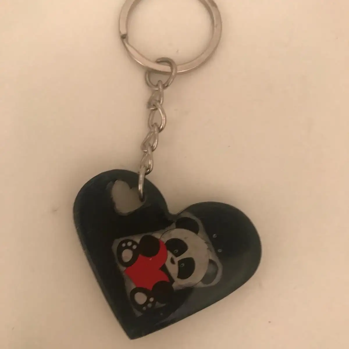 porte clé coeur photo