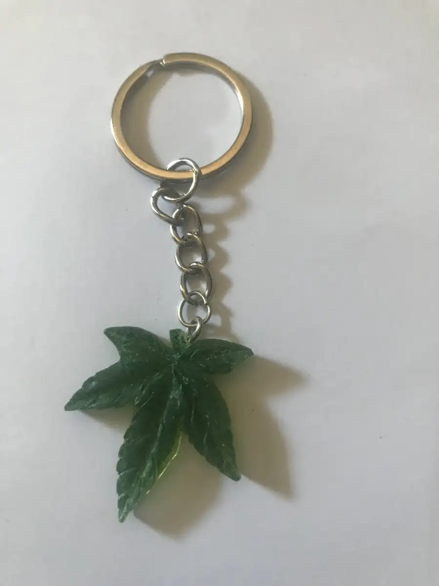 porte clé feuille copie