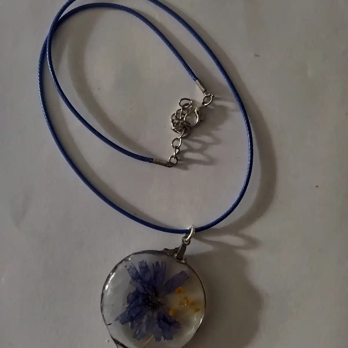 Collier fleurs véritables