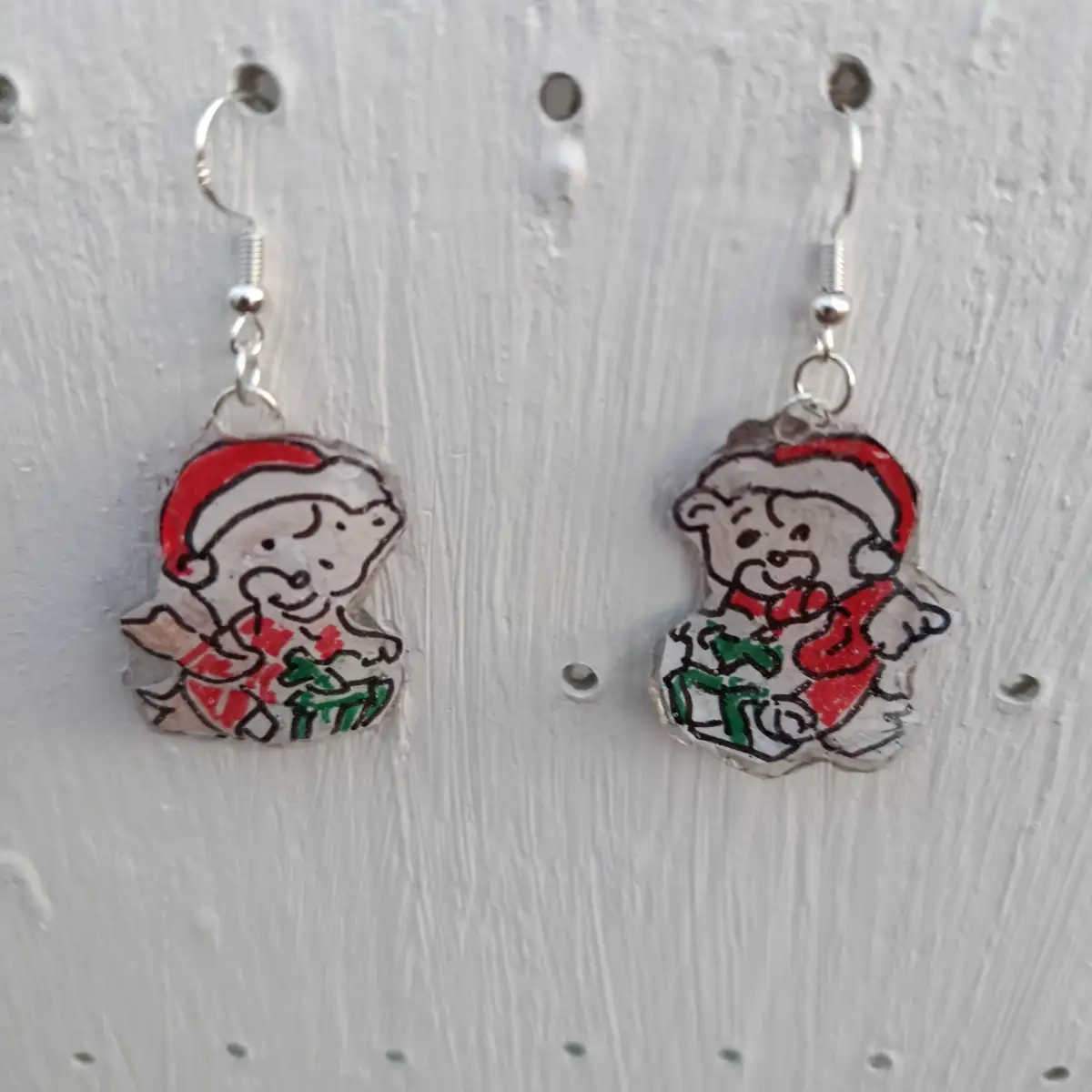 boucles d'oreilles noel